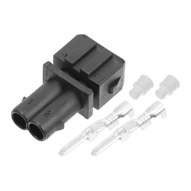 1 Set 2 Pin No.357972752 Femmina 2-Poli Cablatura Kit per VW per Audi