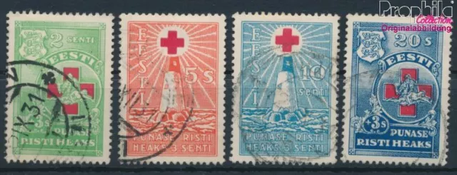 Briefmarken Estland 1931 Mi 90-93 Jargang 1931 komplett gestempelt Rotes  (10194
