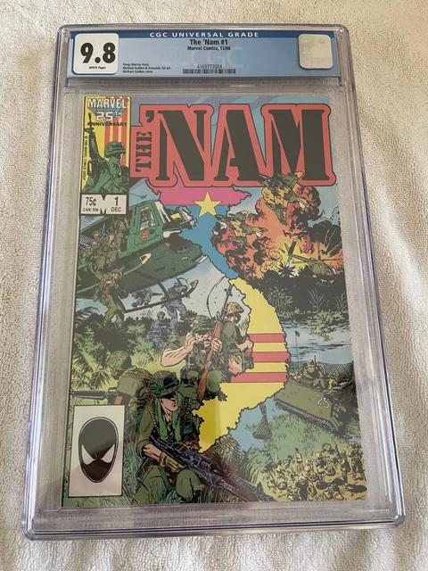 The 'Nam #1 - CGC 9.8 - White Pages  - Marvel Comics 1986
