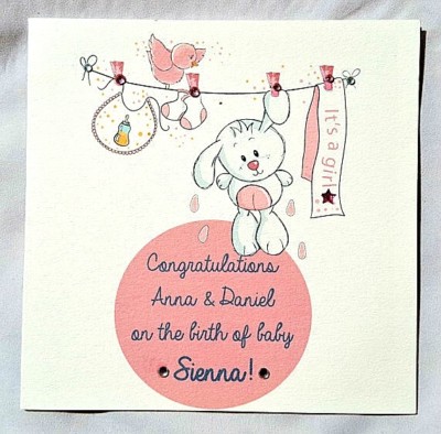 Carte Felicitations Naissance Fille A Vendre Picclick Fr
