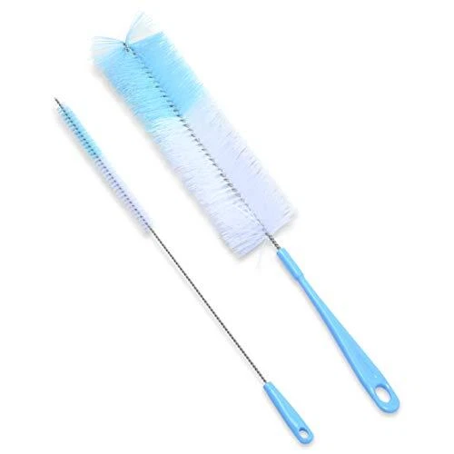 ANDALUS Set of 2 Long Bottle Brush & Straw Cleaner Kit - Brushes for Water