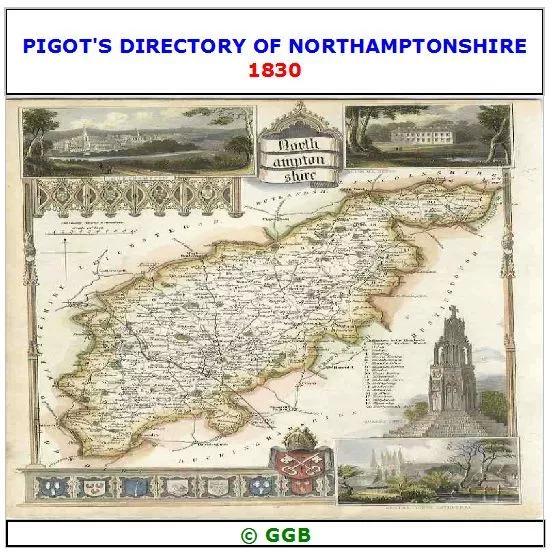 Pigots Directory Of Northamptonshire 1830 Cd Rom