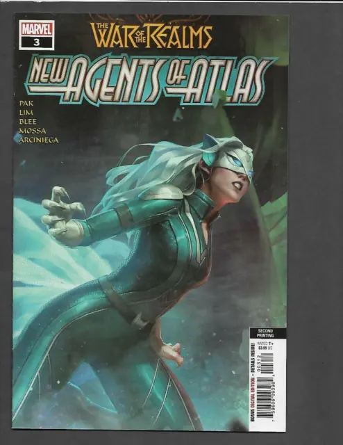 New Agents of Atlas 3 2nd Print Variant War of the Realms Marvel Comics