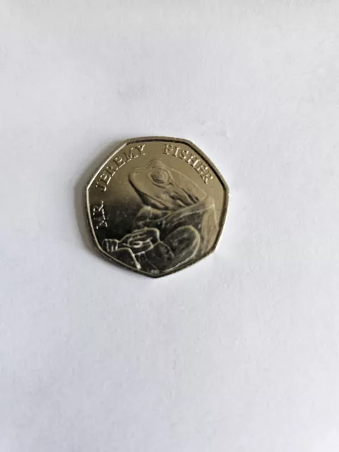 Mr. Jeremy Fisher 50p Coin 2017 UK