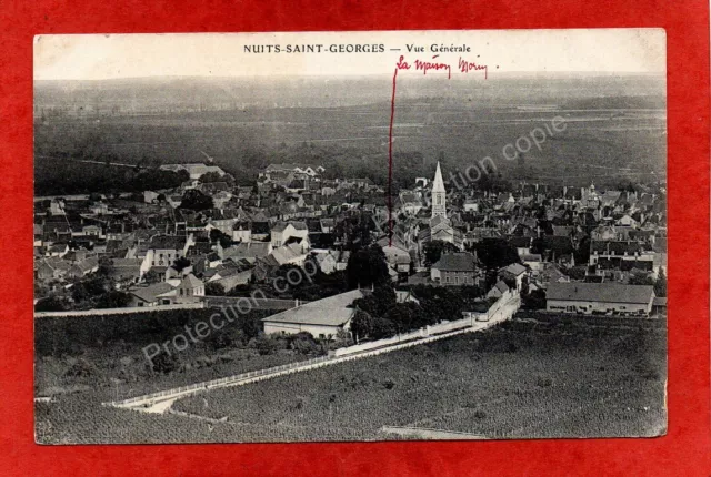 cpa 21 NUIT-SAINT-GEORGES - General View (1912) ref. 14496
