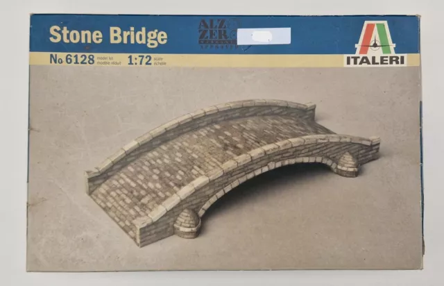 Maquette 1/72, Stone bridge, Pont en pierres, Italeri, N°6128.