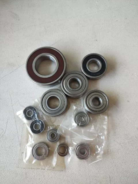 Ball Bearing Assortment Mixed Bag 626 6303 77503 6902 6206 See Below For More