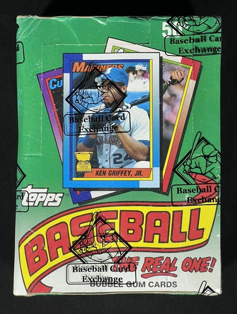 1990 Topps Baseball Wax Box BBCE Wrapped FASC From a Sealed Case Frank Thomas RC 1990 Topps Baseball Wax Box BBCE Wrapped FASC From a Sealed Case Frank Thomas RC