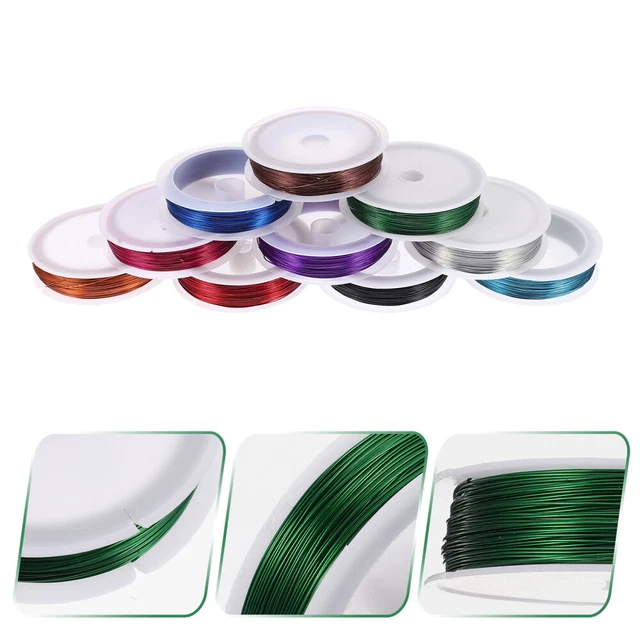 UNICRAFTALE 32 perline da schiacciare, 2 colori, in acciaio inox, per bracciali, collane e gioielli
