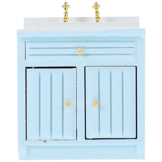 Muebles para bebé miniatura muñeca decoración casa de juegos muebles de madera