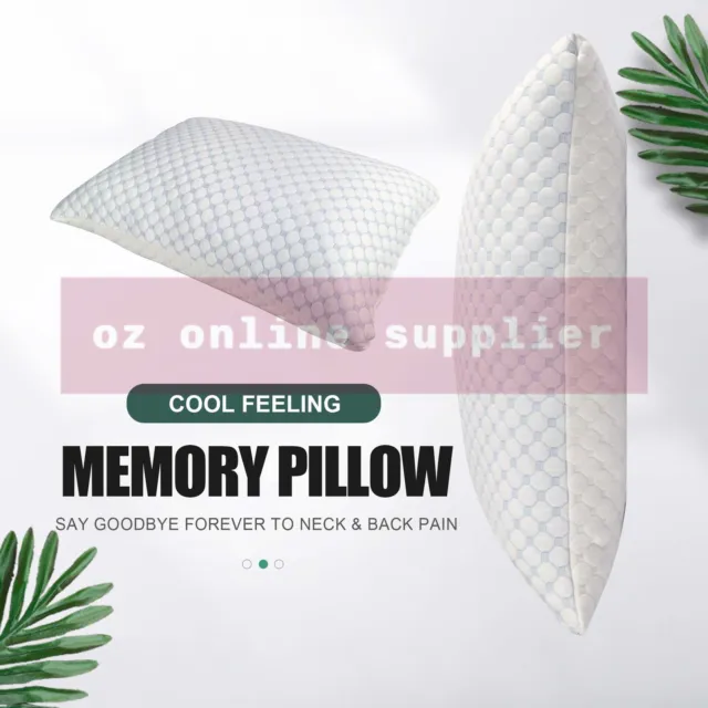 Customizable Memory Foam Pillow Ultimate Comfort Warm in Winter Cool in Summer