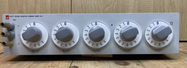 General Radio 1433-T Decade Resistor Box