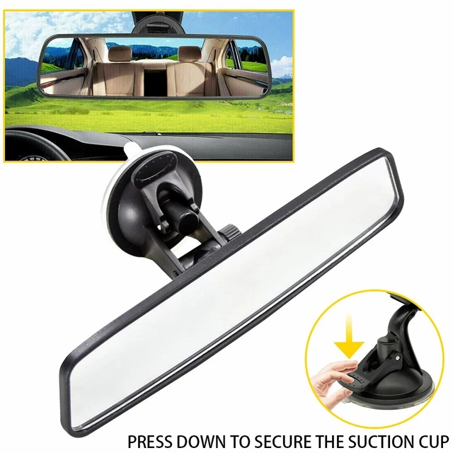 UNIVERSAL CAR REAR View Mirror Suction Cup SUV Truck Rearview Mirror