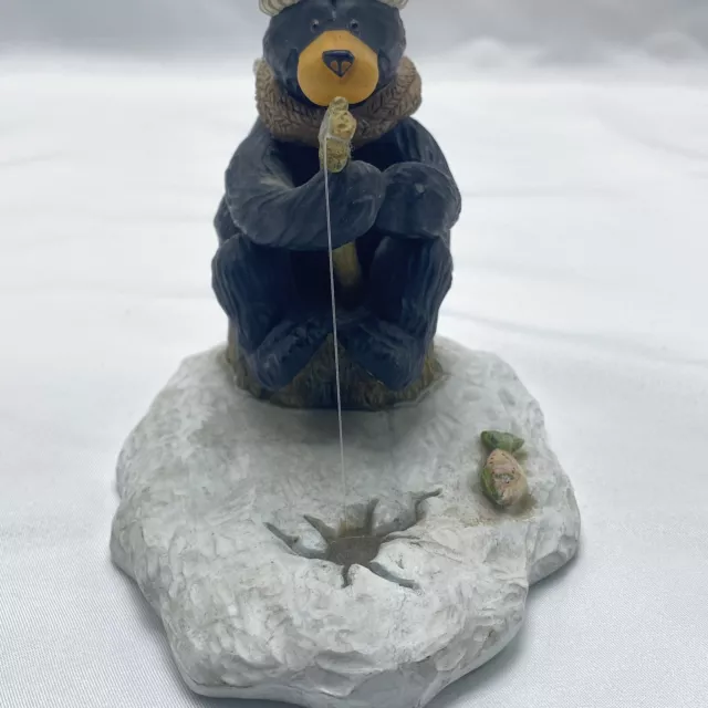 BEARFOOTS Retired Bear "Al" Numbered 0101/3511 Jeff Fleming Big Sky Carvers Fish