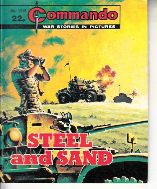 COMMANDO COMIC STEEL AND SAND Issue No 1915 EUR 6,99 - PicClick IT