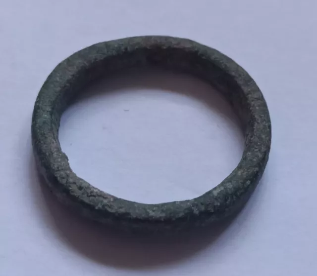 ANCIENT CELTIC BRONZE PROTO MONEY. ANCIENT CURRENCY 800-500 B.C. Ring Size 9