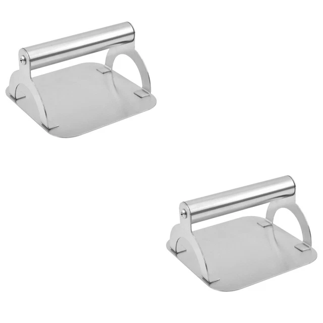 2 pz pressa per carne Burger Press in acciaio inox resistente per hamburger frantoio griglia