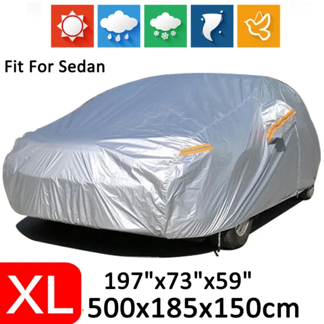 For Ford Mustang Car Cover Outdoor Waterproof All Weather Sun UV Rain Protection