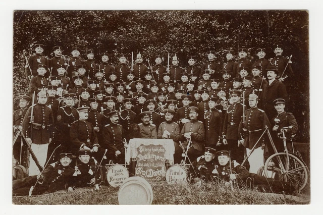 ORIGINAL FOTO SOLDATEN, Infanterie-Regiment Graf Dönhoff Nr. 44, um ...