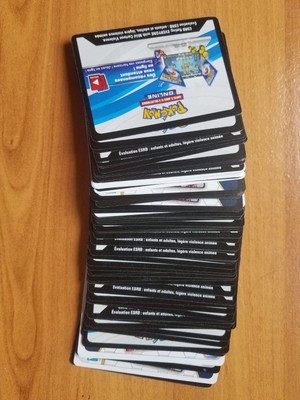 Lot De 73 Codes Online Pour Jouer A Pokemon En Ligne Tcg Online Code