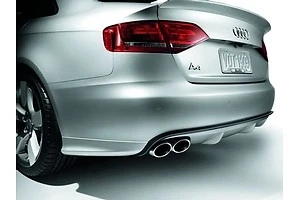 For AUDI A4 QUATTRO ALLROAD 2008-2016 Chrome Rear Bumper Protector BRUSHED
