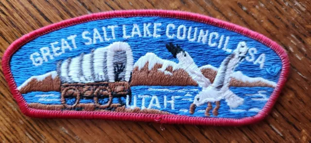 VTG Great Salt Lake Council cloth back BSA CSP Patch NOS
