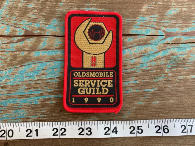 Vintage 1990 Oldsmobile Service Guild Dealership Patch 442 W-30 Cutless 88 98