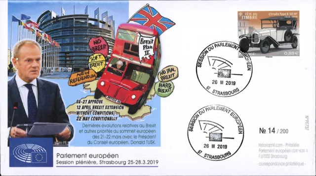 PE737 : 2019 Parlement européen - BREXIT : Report au 22 mai - Donald TUSK