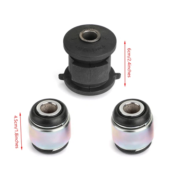 3x Rear Arm Assembly Knuckle Bushing For Toyota Highlander Camry Avalon Lexus T1
