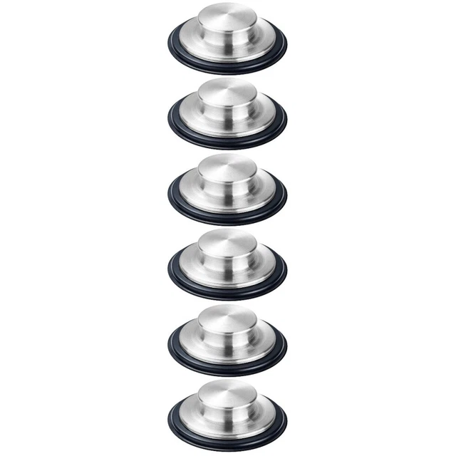 6 pcs Kitchen Sink Stopper Garbage Disposal Plugs Sink Waste Seal Rings