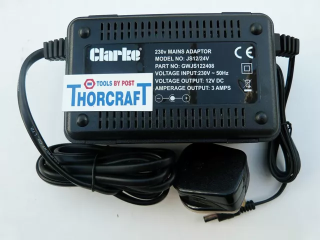 Clarke Jumpstart 12/24 Mains Charger NEW 3 amp