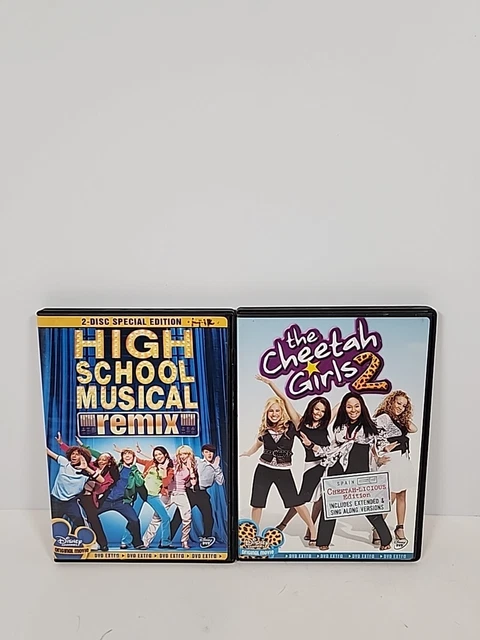 &HIGH SCHOOL MUSICAL& And "The Cheetah Girls 2" DVD Movie Bundle Free