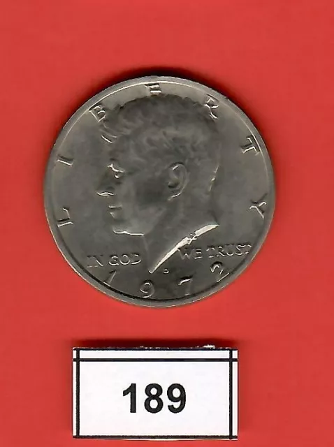 Moneda de 1/2 dólar Kennedy - CuNi / 1972 -D- / [189]