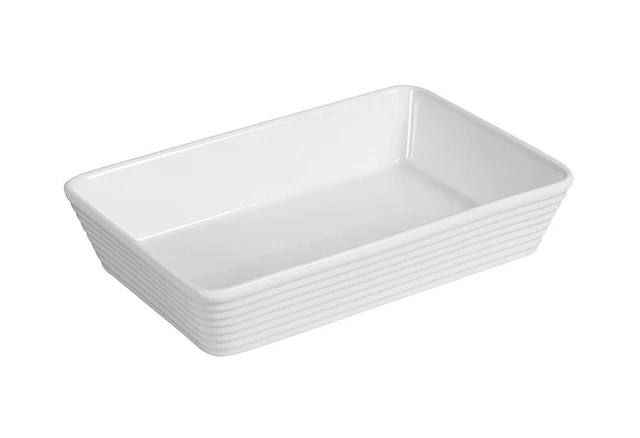 KÜCHENPROFI Auflaufform Burgund 30x21x6cm weiß   120234