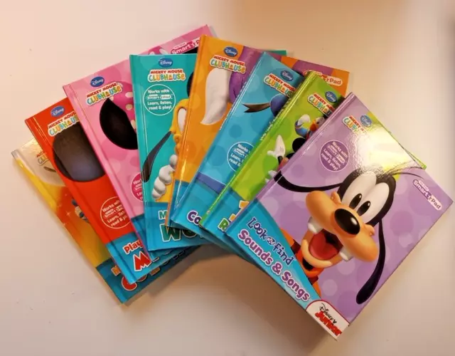 (8) My First Smart Pad Books Mickey Mouse Clubhouse Disney Junior Minnie