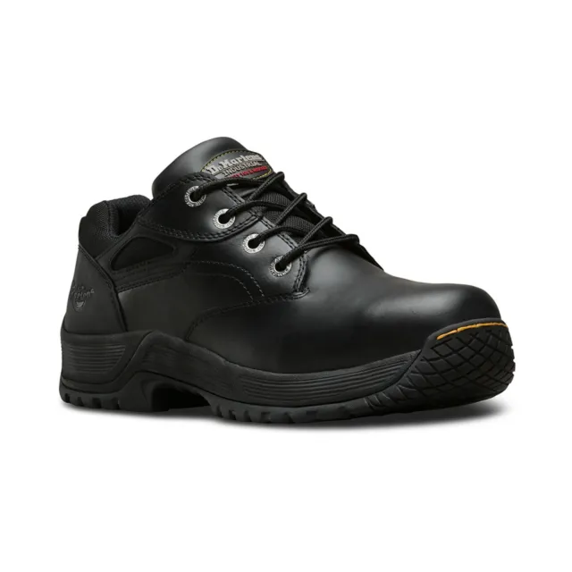 Dr Martens DM Calvert St S1P Src Acier Bout Coqué Noir Cuir Sécurité Chaussures