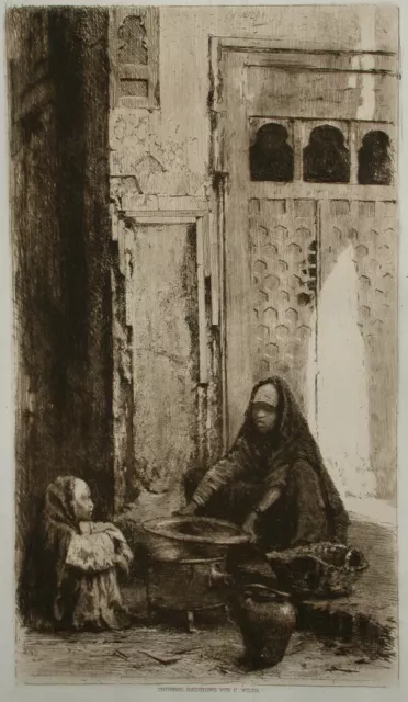 Charles Wilda ( Wien 1854-1907 ebd.) Aus Cairo.