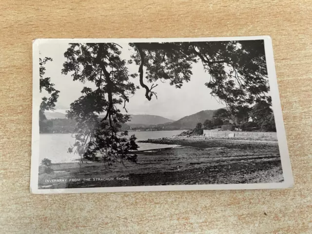 Inveraray from the Strachur Shore, Bute, Real Photo Photochrom Postcard c.1958