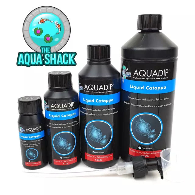 Aquadip Liquid Catappa Aquarium Clear Water Treatment Fish Tank Leaf Extract