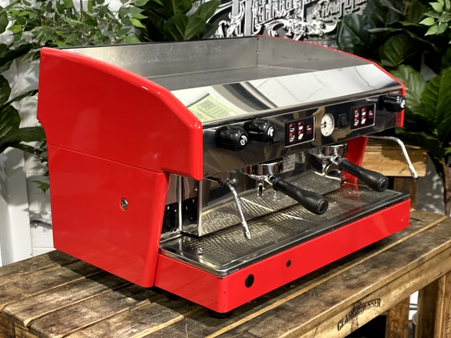 Wega Atlas Evd 2 Gruppo Rossa Macchina Caffe' Espresso Commerciale Cafe... 10