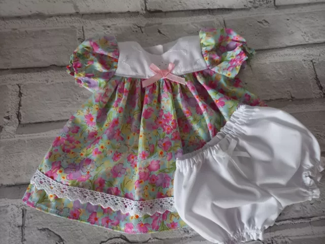 TINY TEARS Handmade Doll Clothes Dress/Panties