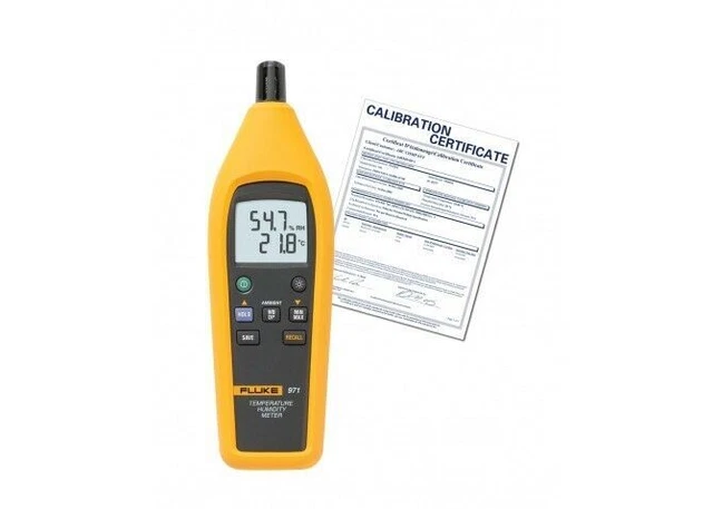 Fluke 971-NIST Dual Display Temperature Humidity Meter,