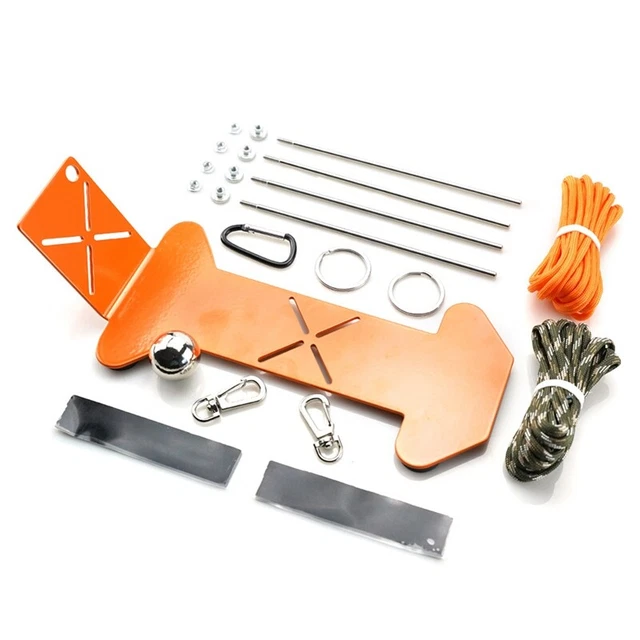 Jig Kit Ajustable Supervivencia Hacer Jig Weave Camping Cuerda Joyas LlaverO9