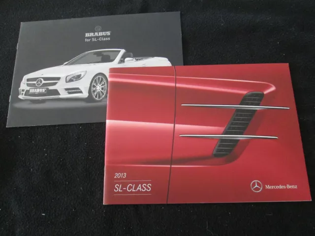 2013 Mercedes Benz SL-class Brochure SL550 SL63 SL65 AMG R231 & Brabus Catalog