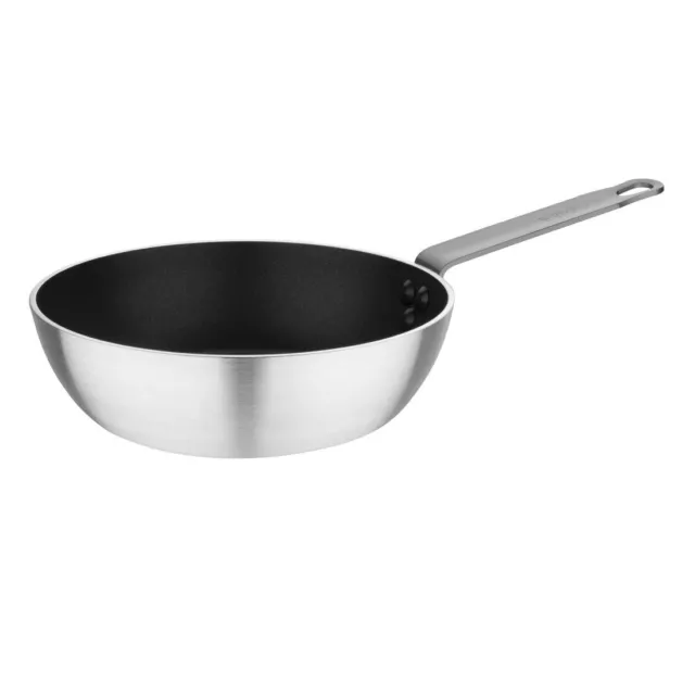 Vogue Non Stick Aluminium Flared Saute Pan 240mm - T355