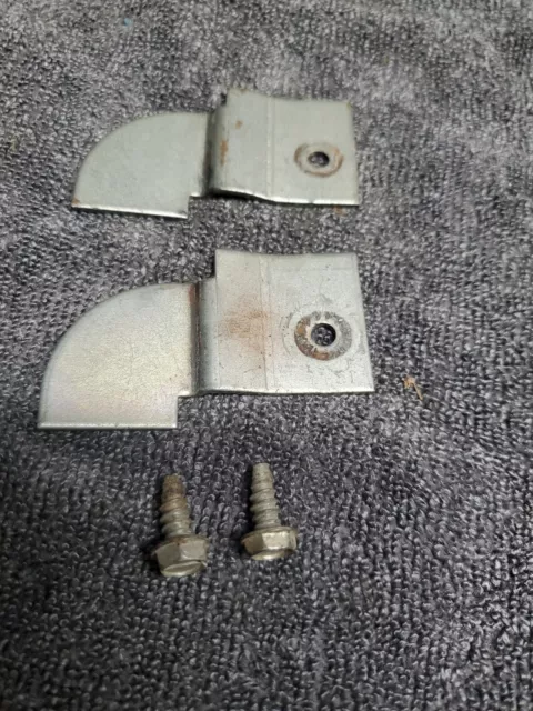 WE1X1094 Ge Hotpoint DRYER HINGE SET + screws # WE1X1094 FREE SHIPPING