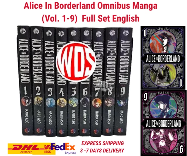 ALICE IN BORDERLAND Manga Vol.1-9 Omnibus Complete Set English Comic ...