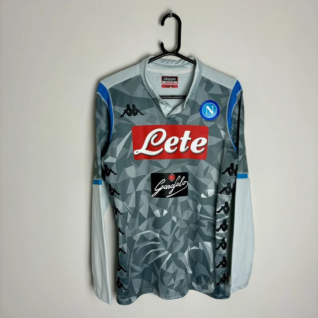 Maillot Extérieur Napoli 2018/19 Kappa - Taille L, Noir - Occasion
