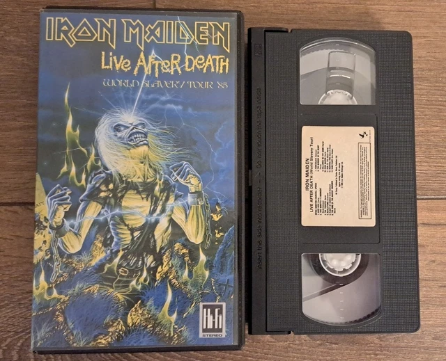 IRON MAIDEN LIVE After Death World Slavery Tour '85 VHS Video Tape
