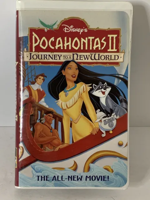 Walt Disney "POCAHONTAS II ~ Journey to a New World" (VHS 1995) Clamshell